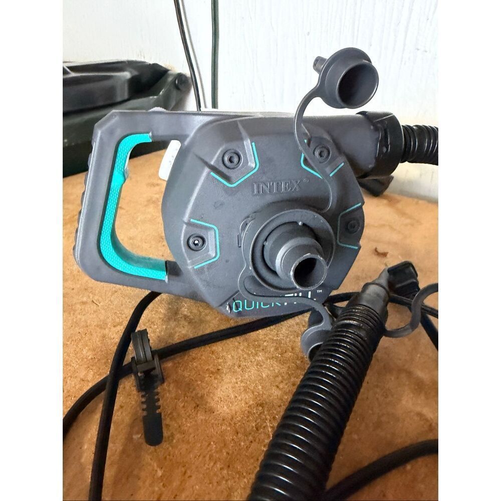 Intex Premium Quick-Fill 120V AC Electric Air Pump for Air Mattress & Inflatable